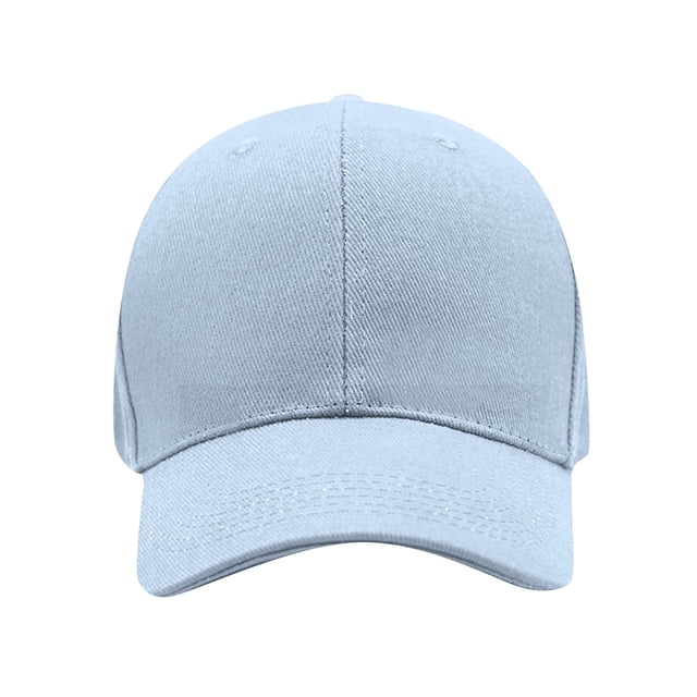 Gorra de béisbol unisex de moda veraniega informal con protección solar: algodón, talla única, color liso, uso diario y al aire libre