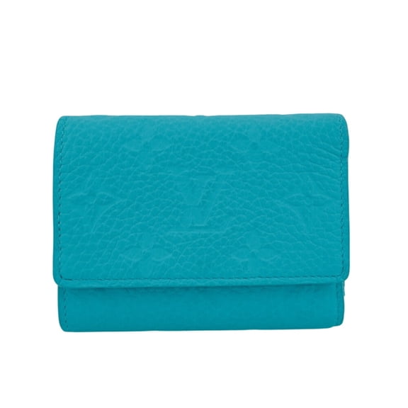 Pre-Owned LOUIS VUITTON M11500 Tri-fold Wallet, Blue