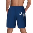 thumbnail image 2 of Mens South Carolina Flag 2 in 1 Quick Dry Swim Trunks with Compression Liner Beach Shorts, 2 of 6
