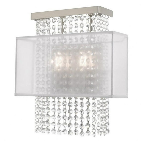 2 Light Ada Wall Sconce in Contemporary Style 13 inches Wide By 14.5 inches High Bailey Street Home 218-Bel-2944538