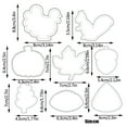 thumbnail image 3 of Miyuadkai Claerance! Thanksgiving Stainless Steel Cookie Mold Cake Baking Diy Tool Set, Set Cookie Stainless Baking Cake Tool Thanksgiving Mold Thanksgiving Fall Diy Cake Mould, 3 of 6