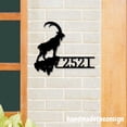 thumbnail image 2 of Handmadetneonsign Goat Home Number Metal, Goat Farmhouse Number Metal Decor, Farm Address Wall Sign 041210, 2 of 5