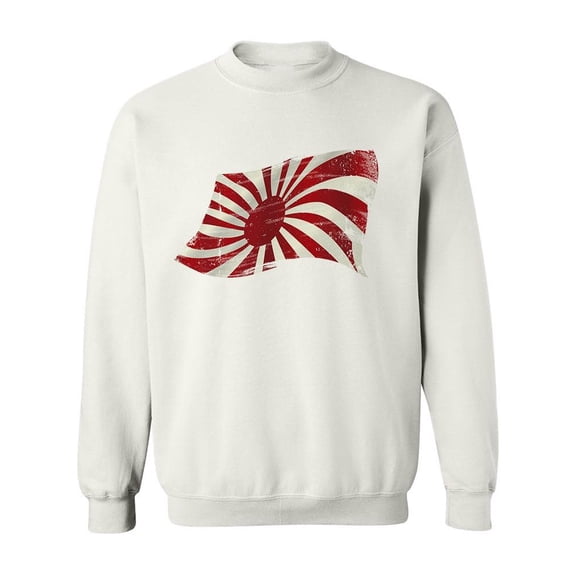 Antique Japan Flag Sweatshirt Men -Image by Shutterstock, Male XX-Large