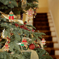 thumbnail image 7 of 12Pcs Ornaments for Christmas Assorted Plastic Gingerbread Figurines Tree Hanging Decorations, 7 of 7