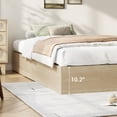 thumbnail image 3 of Bed Frame with 2 Storage Drawers, Wooden Low Profile Bed Frame, No Headboard, Wood Slat Support, Noise Free, No Box Spring Needed, Easy Assembly, 3 of 7