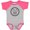 Heather and Hot Pink, variant on Inktastic Boston Terrier Dog Gift Idea Girls Baby Bodysuit