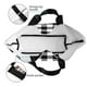 thumbnail image 4 of Fotbe Anchor Black Tartan Plaid Bolsa Tote Estética de Lona con Estampado para Mujer - Bolsa Reutilizable de Hombro Casual para Vacaciones, Compras, Trabajo y Gimnasio, 4 of 8