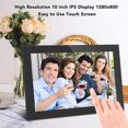 Feelcare 16GB Wifi Digital Picture Frame 10.1 inch Share Moments