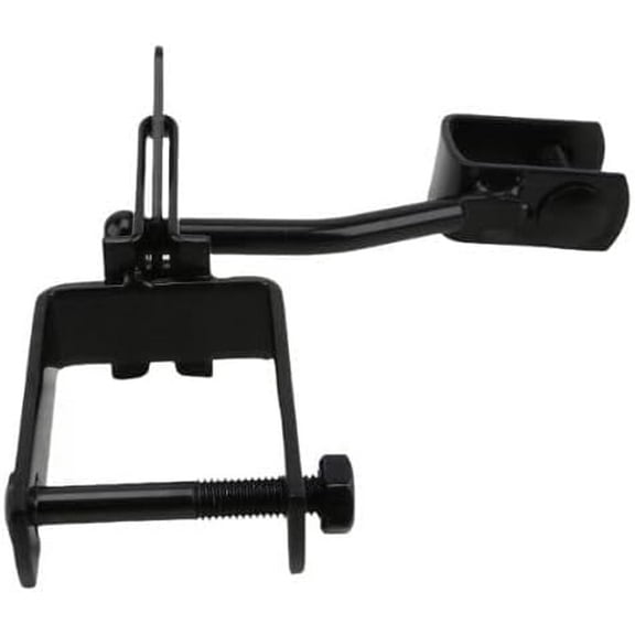 2" x 1" Square Hinge Steel Gravity Latch for Steel Gates (Powder Coated Black)