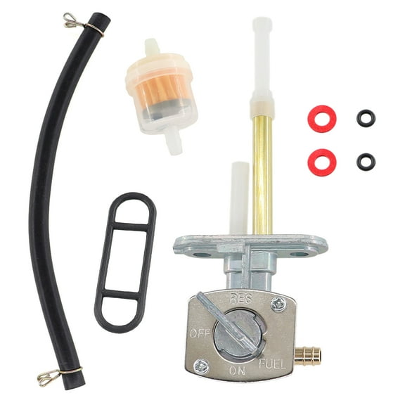 Fuel Petcock Switch Shut Off Valve Kit For Kawasaki Bayou 200 300 KDX200 KFX400 Prairie 400 KLF400 KVF400C