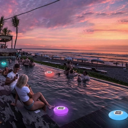 

Leodye Swimming Pool Ground-plug Dualpurpose Solar Light Colorful Spherical Swimming Pool Courtyard Decoration Luminous Decorative Light