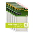 thumbnail image 1 of Filtrete 16x25x1 Air Filter, MPR 600, MERV 7, Clean Living Dust Reduction 3-Month Pleated 1-Inch Air Filters, 6 Filters, 1 of 9