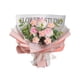 thumbnail image 2 of Ramo de crochet Flores artificiales hechas a mano Flores de punto Flores artificiales Rosa claro, 2 of 9