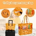 thumbnail image 2 of Travel Yarn Organiser Bag for Crocheting Pattern Yarn Crochet Hook Needle, 2 of 11