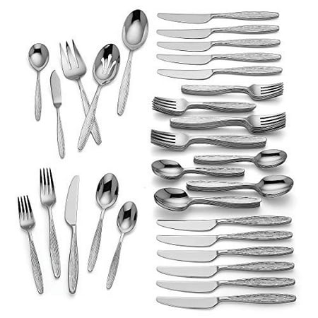 

Lenox Emerick 65-Piece Flatware Set 9.70 LB Metallic