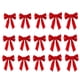 thumbnail image 1 of Ruifaya Lazos de terciopelo rojo para coronas navideñas, lazos de terciopelo para decoraciones de copas de árboles de Navidad, lazos navideños rojos para escaleras de árboles de Navidad, chimeneas,, 1 of 6