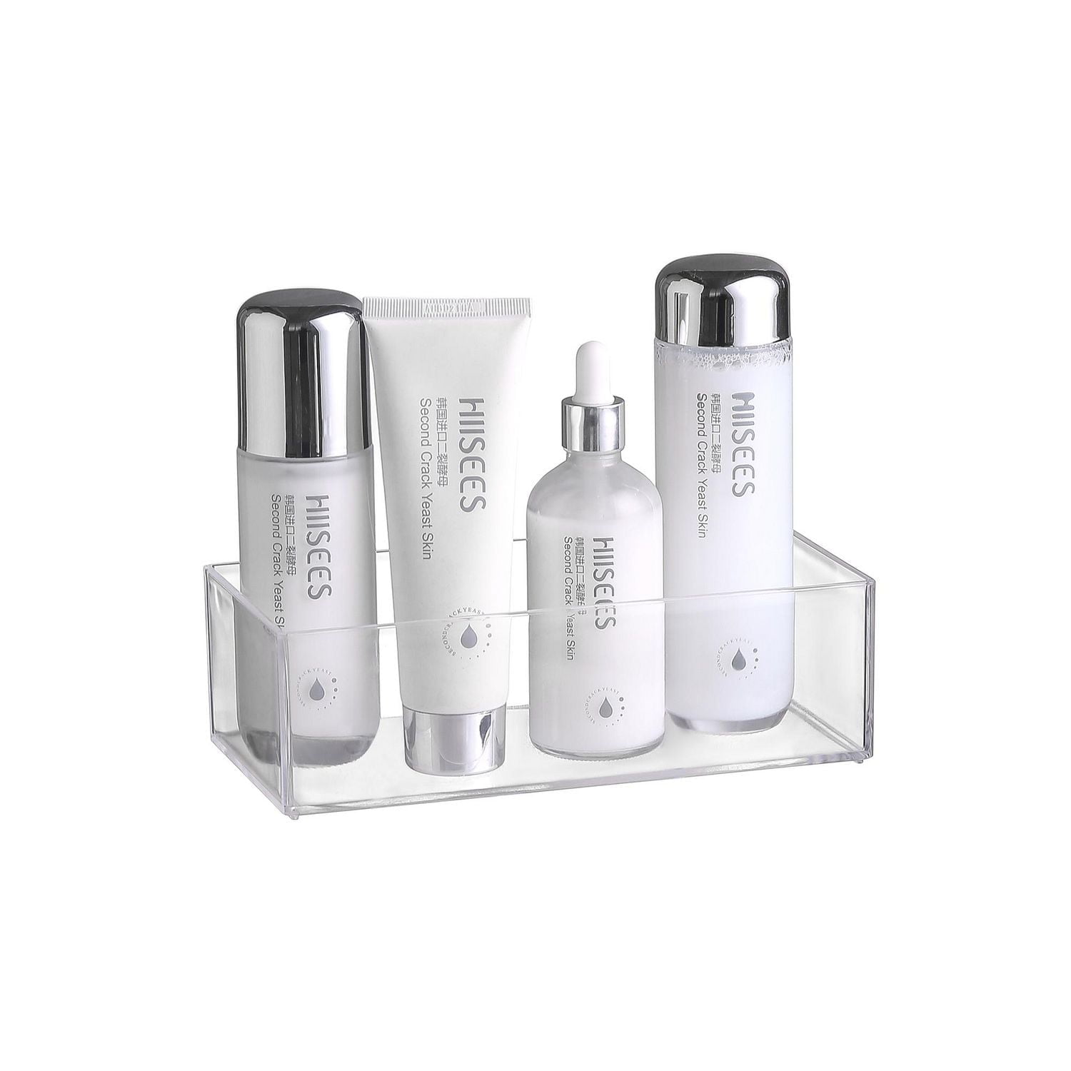 Mainstays CLEAR STACKABLE ORGANIZER 1, STACKABLE ORGANIZER 1  Rectangular design  100%PS