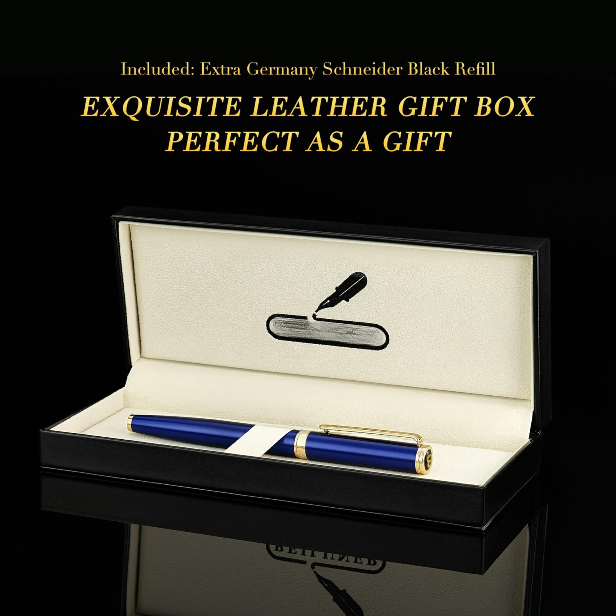 Luxury Rollerball Pen Trim Noble And Elegant Designs Ink Refill  Roller Ball Gift Set For Men & Women Professional Executive Office Nice Pens