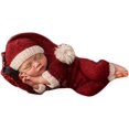 thumbnail image 1 of Accesorios para sesión de fotos de bebés recién nacidos de Navidad Conjuntos Ropa de crochet Santa Claus, 1 of 5