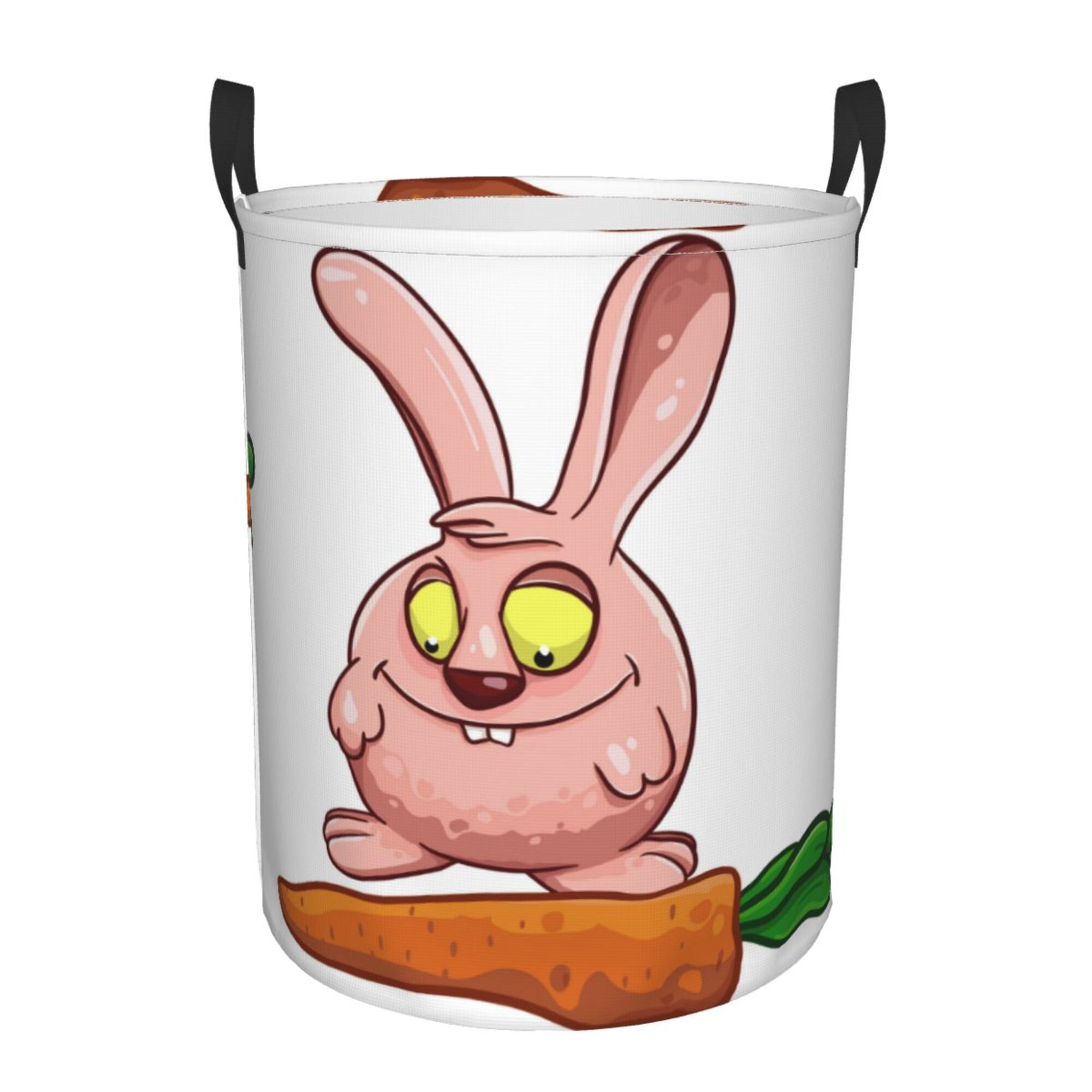 Rabbit Carrots Laundry Basket Organizer Collapsible -Dirty Clothes ...