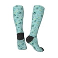 thumbnail image 5 of Lsque Hawaiian Style Printed Crew Socks Men's Women's LightWeight Thin Casual Calf Socks ,Knee High Socks,Cotton Socks, 5 of 9