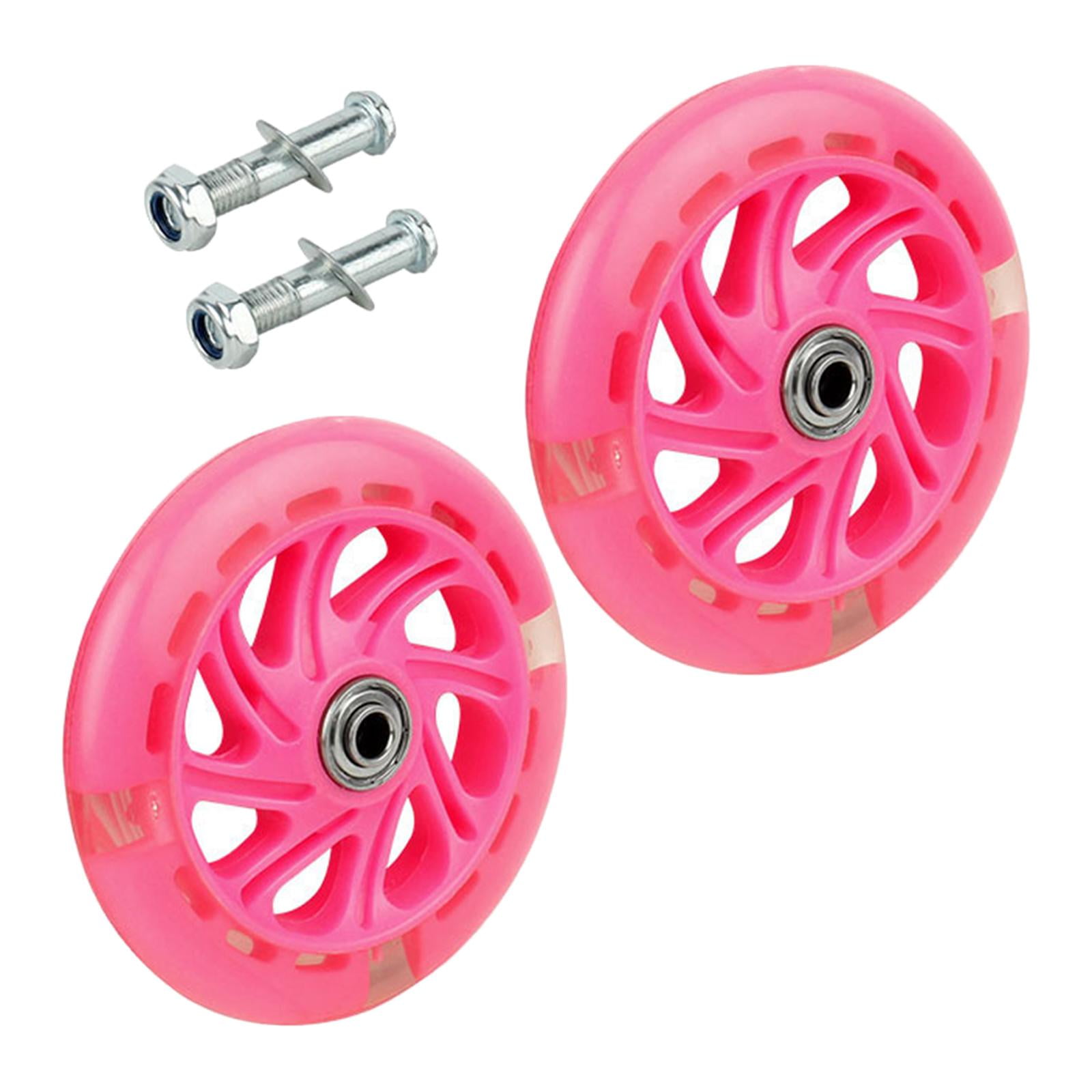 Stabilizer Silent Kids Bike Training Wheels for Children Kids Adults Pink