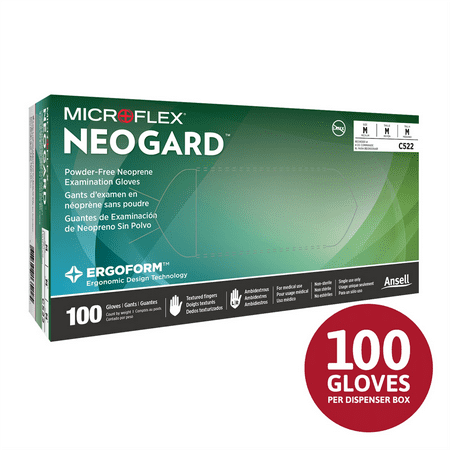 Microflex NEOGARD C52 Glove Green X-Small Box 100 units