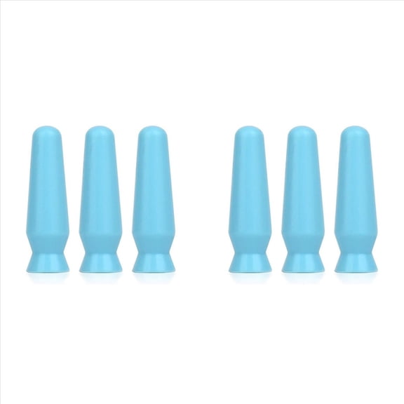 Scleral Lens Remover and Inserter Pack of 6, Ventless Contacts Removal Tool for Hard Contact Lenses & Prosthetic Eyes,6 x Ventless Contacts Removal Tool,Blue