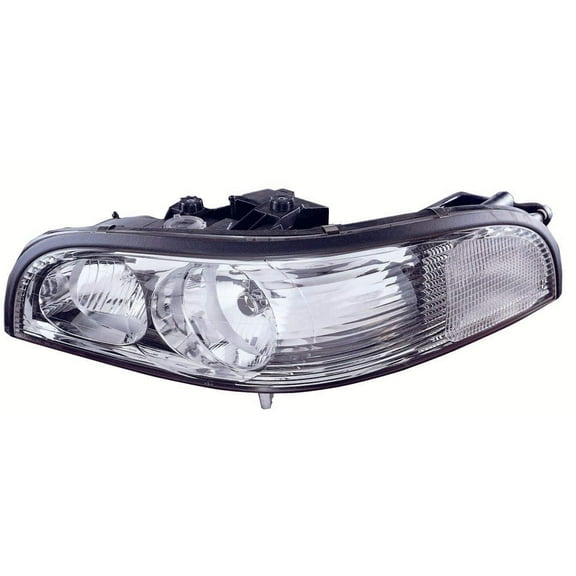 KAI New CAPA Certified Standard Replacement Driver Side Headlight Assembly, Fits 1997-2005 Buick Park Avenue