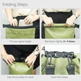 thumbnail image 2 of YUMQUA Waterproof Dry Bag Backpack 30L, Roll Top Floating Waterproof Storage Bags for Kayaking, Boating, Swimming, Hiking, Camping and Fishing, Army Green, 2 of 6