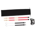 thumbnail image 4 of FUTUREORYY 1 Set Bamboo and Nylon Drum Brush Kit Musical Drum Supplies for Jazz Drum Performance 3.9x2.4in, 4 of 8