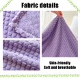 thumbnail image 5 of Double Sided Fleece Plaid Blanket, Heavy Flannel Sofa & Office Throw, 100x150cm, All-Season Warmth, Gift Blanket in White, Pink, Blue, Gray, 5 of 6