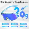 thumbnail image 5 of Scvcn Kids Baseball Glasses Sunglasses UV400 Sport Outdoor Glasses 8-15 Years Youth Boy Girl Cycling Bike Glasses Casual Eyewear, 5 of 5