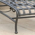 thumbnail image 2 of Bowery Hill Iron Patio Chaise Lounge in Antique Black, 2 of 3