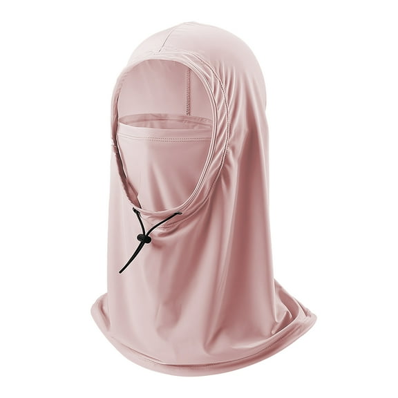 DODAMOUR Ski Mask Balaclava Face Mask, Breathable Windproof Sun Protection Hood, Breathable Summer Full Face Cover for Cycling Motorcycle Fishing (Pink)