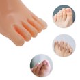 thumbnail image 3 of Unique Bargains 2 Pcs Breathable Toe Protector Prevent Pain for Corns Blisters XS Clear SEBS, 3 of 5