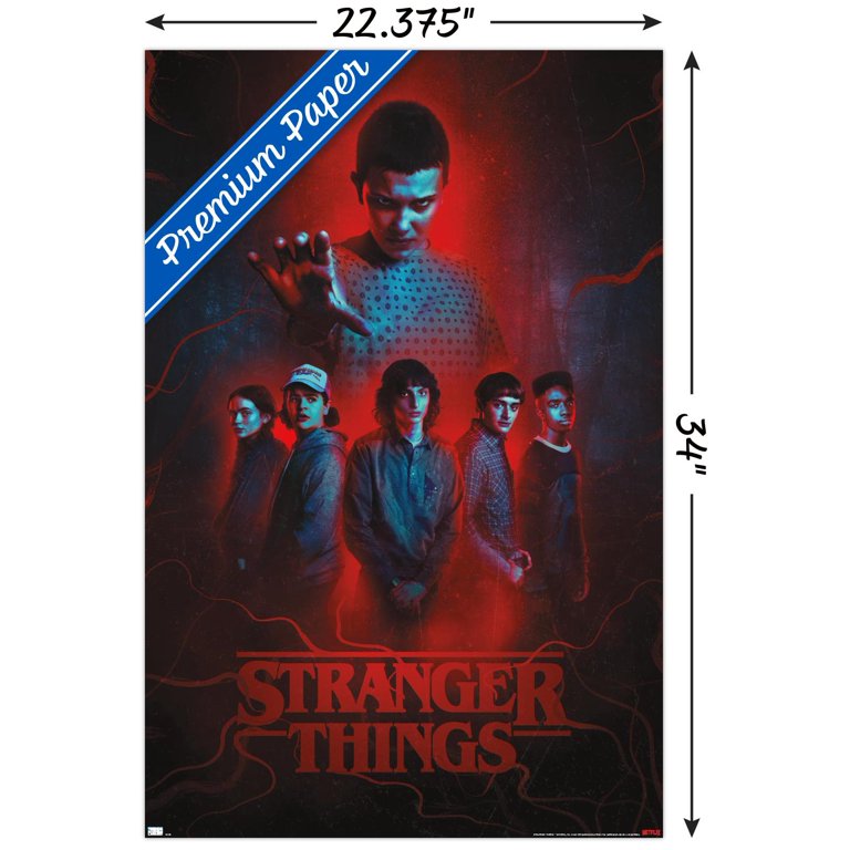 Netflix Stranger Things: Season 4 - Group Wall Poster, 22.375