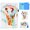 Colorful Eleghant, variant on TECH CIRCLE Case for iPad 10th Generation 10.9 Inch 2022,PU Leather Corner Protection Multi-Angle Stand Folio Smart Cover with Auto Sleep/Wake Function for iPad 10.9 Inch 2022 Release,Pineapple