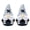 D, variant on 2 Pcs Halloween Gnome Figurines, Mini Resin Wizard Statue for Fairy Garden Decor
