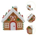 thumbnail image 6 of HILABEE Christmas Gingerbread House Village House for Holiday Fireplace Scene Layout Style A, 6 of 8