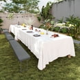 thumbnail image 2 of Gymax 2PCS 6 ft Plastic Folding Bench w/ 1320 LBS Capacity Handle & Lock For Outdoor Gray, 2 of 9