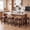 Brown, variant on edx Bar Stools Set of 2, Modern Counter Height, 24 Inch Kitchen Barstools with Metal Base, PU Leather Saddle Seats for Kitchen Island, Gray