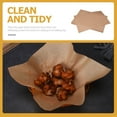 thumbnail image 3 of 100Pcs Parchment Paper Baking Sheets Non-stick Baking Pans Liners for Cookies Bread Meat Pizza, 3 of 9