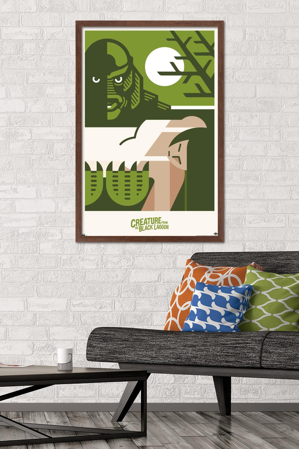 Creature from the Black Lagoon - Graphic Wall Poster, 22.375" x 34" Framed