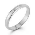 thumbnail image 2 of Adesso Milano Jewelry Sterling Silver Polished Band Wedding Ring for Women and Men, Silver, 2 of 8