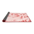 thumbnail image 2 of Ahgly Company Indoor Square Abstract Red Modern Area Rugs, 5' Square, 2 of 4