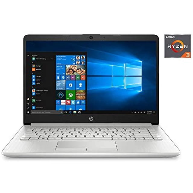 Laptop HP Ryzen 3 3250U 4GB 1TB HDD W10 14" HD -Plata