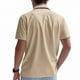 thumbnail image 4 of Blusa y camisa de manga corta con cuello vuelto para hombre, de verano, de malla, informal, holgada, con solapa y botones, de poliéster., 4 of 9
