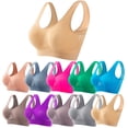 thumbnail image 2 of Mepaouo Sports Bras for Women High Support Breathable Push Up Bras Mesh Full Coverage Air Yoga Bras, 2 of 6