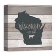 thumbnail image 2 of Creative Products Wisconsin Established 16x16 Canvas Wall Art, 2 of 5